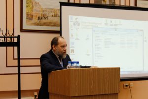 Председатель орг. комитета А.И. Гранович открывает конференцию